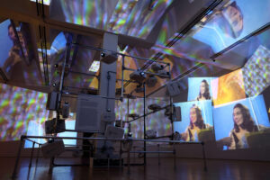 Nam June Paik, Sistine Chapel, 1993/2019 Installation view at SFMOMA © Nam June Paik Estate Photo: Jon Huffman